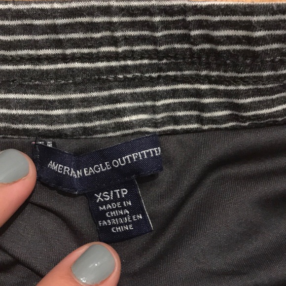 Thin white striped american eagle maxi skirt - Picture 3 of 4